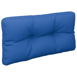 Coussin de palette bleu royal 80x40x12 cm tissu 