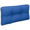 Coussin de palette bleu royal 80x40x12 cm tissu 
