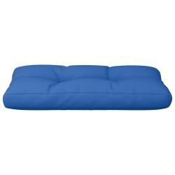 Coussin de palette bleu royal 80x40x12 cm tissu 