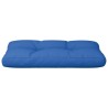 Coussin de palette bleu royal 80x40x12 cm tissu 