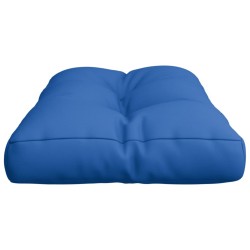 Coussin de palette bleu royal 80x40x12 cm tissu 