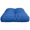 Coussin de palette bleu royal 80x40x12 cm tissu 