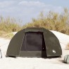 Tente de pêche 3 personnes marron imperméable 