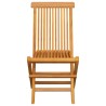 Chaises de jardin et coussins bleu lot de 6 Bois de teck massif 