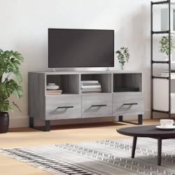 Meuble TV sonoma gris 102x36x50 cm bois d'ingénierie 