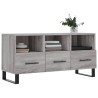 Meuble TV sonoma gris 102x36x50 cm bois d'ingénierie 