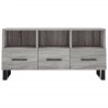 Meuble TV sonoma gris 102x36x50 cm bois d'ingénierie 