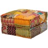 Pouf modulaire à 2 places Patchwork Tissu 