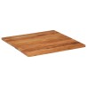 Dessus de table 70x70x3,8 cm carré bois massif d'acacia 
