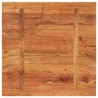 Dessus de table 70x70x3,8 cm carré bois massif d'acacia 