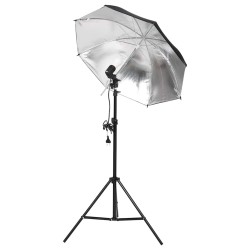 Kit d'éclairage de studio avec trépieds et parapluies  