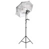 Kit d'éclairage de studio avec trépieds et parapluies  