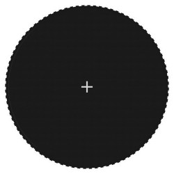 Tapis de saut Tissu Noir pour trampoline rond de 4,57 m 