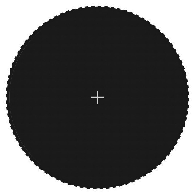 Tapis de saut Tissu Noir pour trampoline rond de 4,57 m Tapis de saut Tissu Noir pour trampoline rond de 4,57 m