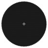 Tapis de saut Tissu Noir pour trampoline rond de 4,57 m 