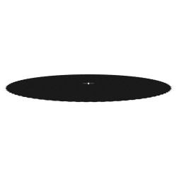 Tapis de saut Tissu Noir pour trampoline rond de 4,57 m 
