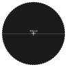 Tapis de saut Tissu Noir pour trampoline rond de 4,57 m 
