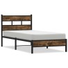 Cadre de lit sans matelas avec tête de lit 100x190 cm 