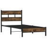 Cadre de lit sans matelas avec tête de lit 100x190 cm 