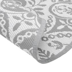 Tapis d'extérieur ARAKIL gris clair Ø120 cm PP 