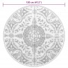 Tapis d'extérieur ARAKIL gris clair Ø120 cm PP 
