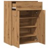 Armoire à chaussures chêne artisanal bois d'ingénierie 
