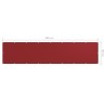 Écran de balcon Rouge 90x400 cm Tissu Oxford 