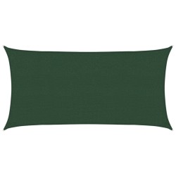 Voile d'ombrage 160 g/m² Vert foncé 2x4 m PEHD 