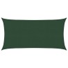 Voile d'ombrage 160 g/m² Vert foncé 2x4 m PEHD 