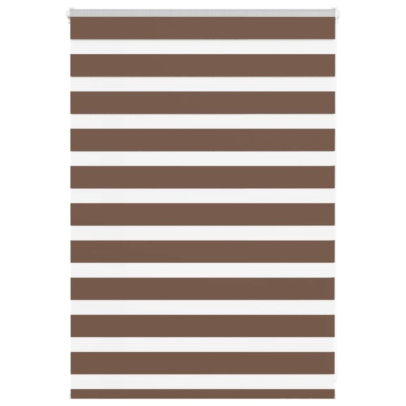 Store zèbre marron 100x100 cm largeur du tissu 95,9cm polyester 