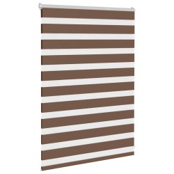 Store zèbre marron 100x100 cm largeur du tissu 95,9cm polyester 