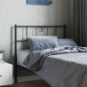Tête de lit métal noir 80 cm 
