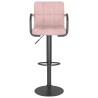 Tabouret de bar Rose Velours 