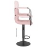 Tabouret de bar Rose Velours 