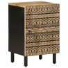 Armoire de salle de bain 38x33,5x58 cm bois massif de manguier 