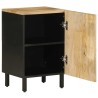 Armoire de salle de bain 38x33,5x58 cm bois massif de manguier 