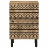 Armoire de salle de bain 38x33,5x58 cm bois massif de manguier 