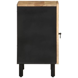 Armoire de salle de bain 38x33,5x58 cm bois massif de manguier 