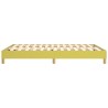 Cadre de lit sans matelas vert 140x190 cm tissu 