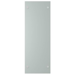 Portant de bois de chauffage Blanc 40x35x100 cm Verre trempé 