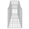 Paniers à gabions arqués 6 pcs 200x30x40/60 cm Fer galvanisé 