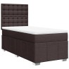 Sommier à lattes de lit avec matelas Marron foncé 90x200 cm 