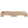 Cadre de lit sans matelas empilable 75x190 cm bois massif 
