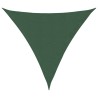 Voile parasol tissu oxford triangulaire 3,6x3,6x3,6m vert foncé 