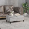 Table basse Sonoma gris 90x50x36,5 cm Bois d'ingénierie 
