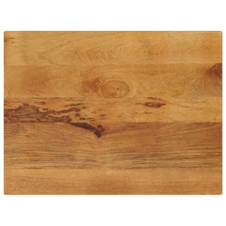 Dessus de table 80x70x3,8 cm rectangulaire bois massif manguier 