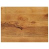 Dessus de table 80x70x3,8 cm rectangulaire bois massif manguier 