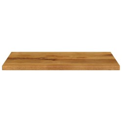 Dessus de table 80x70x3,8 cm rectangulaire bois massif manguier 