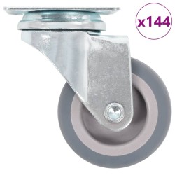 144 pcs Roulettes pivotantes 50 mm 