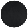 Tapis OVIEDO à poils courts noir Ø 200 cm 